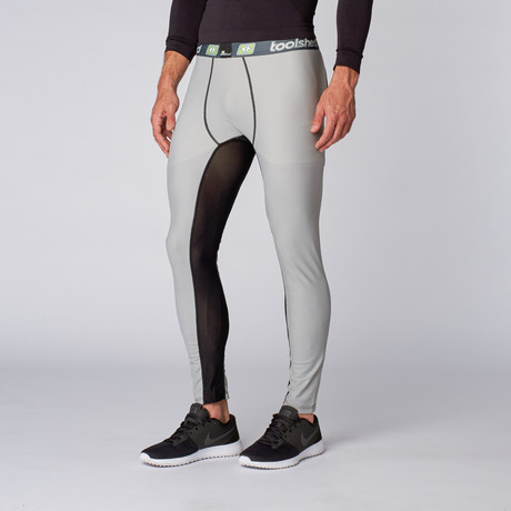Full Shed Compression Pant // Silver (XS)