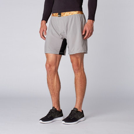 Traditional Desert Camo Boxer // Silver (XS)