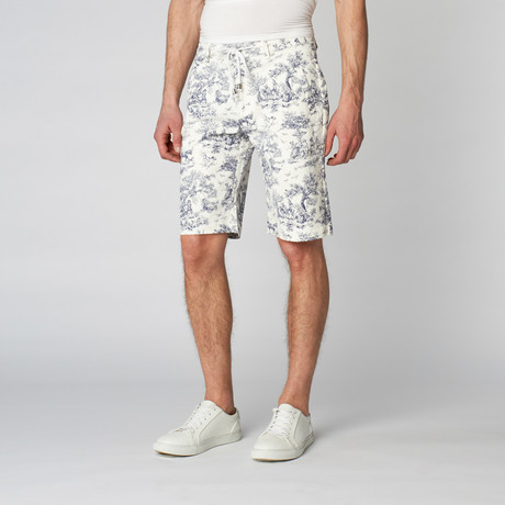 Shorts // White + Navy (30)