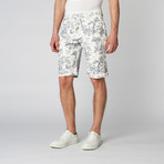 Shorts // White + Navy (32)