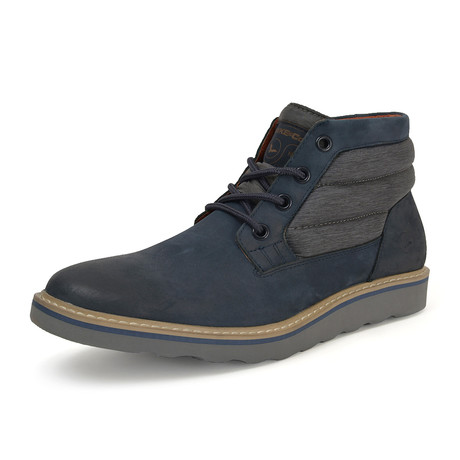Hunter Mid Boots // Navy + Grey (US: 8)