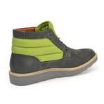 Hunter Mid Boots // Dark Grey + Sea Green (US: 9.5)