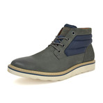 Hunter Mid Boots // Light Grey + Navy (US: 9.5)