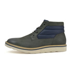 Hunter Mid Boots // Light Grey + Navy (US: 9.5)