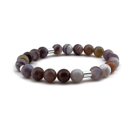 Striped Agate Wristband (Striped)