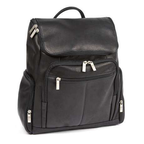 Vaquetta Nappa Laptop Backpack // Black