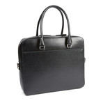 Saffiano Travel Briefcase // Black