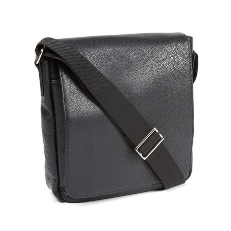 Leather Crossbody Bag // Black