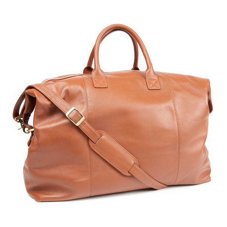 Luxury Duffel Bag // Tan