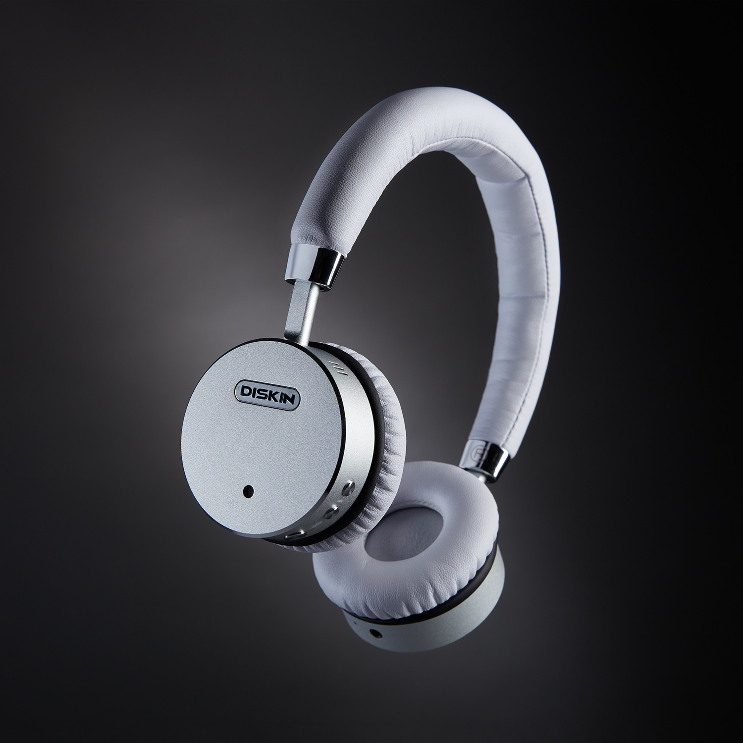 Diskin Tech Ultra Premium Headphones White Silver Diskin