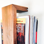 Floating Magazine Shelf