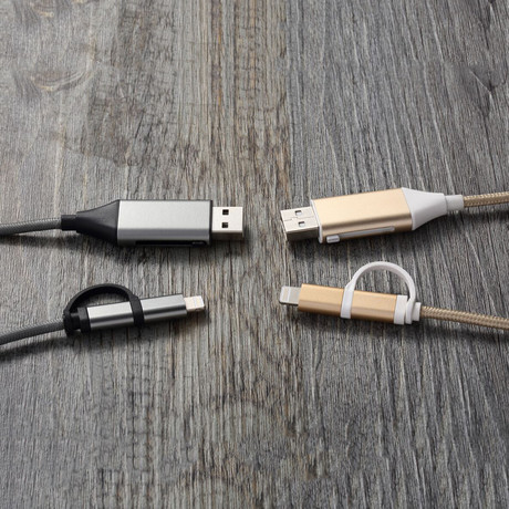 Havit Smart Cable + MFI // Gold (10")