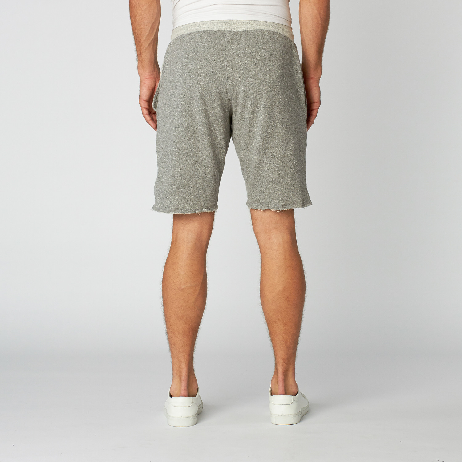 Raw Edge Shorts // Grey (S) - Sweat Tailor - Touch of Modern