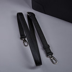 Elliot Taylor NY Briefcase // Hudson Red Handle