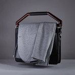 Elliot Taylor NY Briefcase // Hudson Red Handle