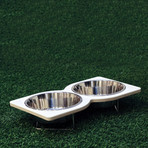 Twist Pet Bowl (White)