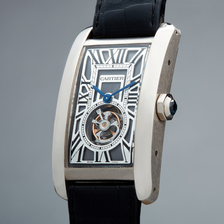 Cartier Tank Americaine Flying Tourbillon Manual Wind // W2620007 // Pre-Owned