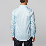 Textured Dress Shirt // Mint Blue (US: 16.5R)