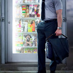 Elliot Taylor NY Briefcase // Hudson Red Handle