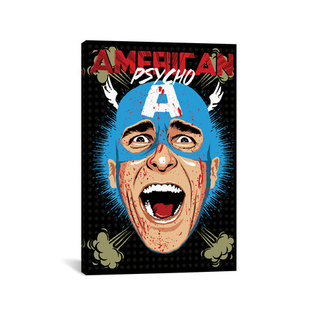 American Psycho // Cap Edition (26"W x 18"H x 0.75"D)