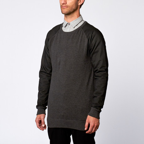 Seville Raglan Sweater // Heather Charcoal (S)