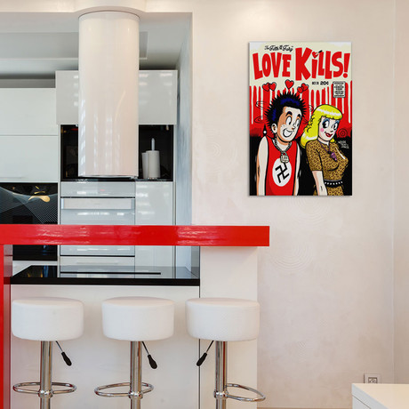 The Filth and The Fury // Love Kills (18"W x 26"H x 0.75"D)