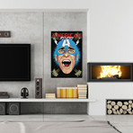 American Psycho // Cap Edition (26"W x 18"H x 0.75"D)