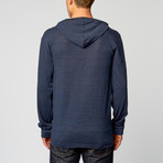 Too Cool Henley // Black + Navy (S)