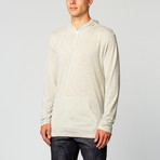 Too Cool Henley // Grey + Cream (S)