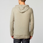 Royal Knights & Co. // Burnout Zip Hoodie // Light Grey (S)
