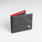 Men's Wallet // Design 2 Series // Black + Red