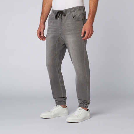 Hooligan Drop Crotch Knit Pant // Gray (S)