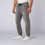 Hooligan Drop Crotch Knit Pant // Gray (M)