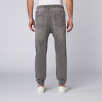 Hooligan Drop Crotch Knit Pant // Gray (M)