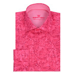 Pascol Button Up Shirt // Pink Masterpiece Libery Fabric Graphic (2XL)