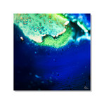 The Blue Lake Shore Detail 1 // Aluminum Print (16"W x 16"L x 0.2"D)