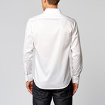 Classy Dress Shirt // White Satin Twill (US: 16.5R)