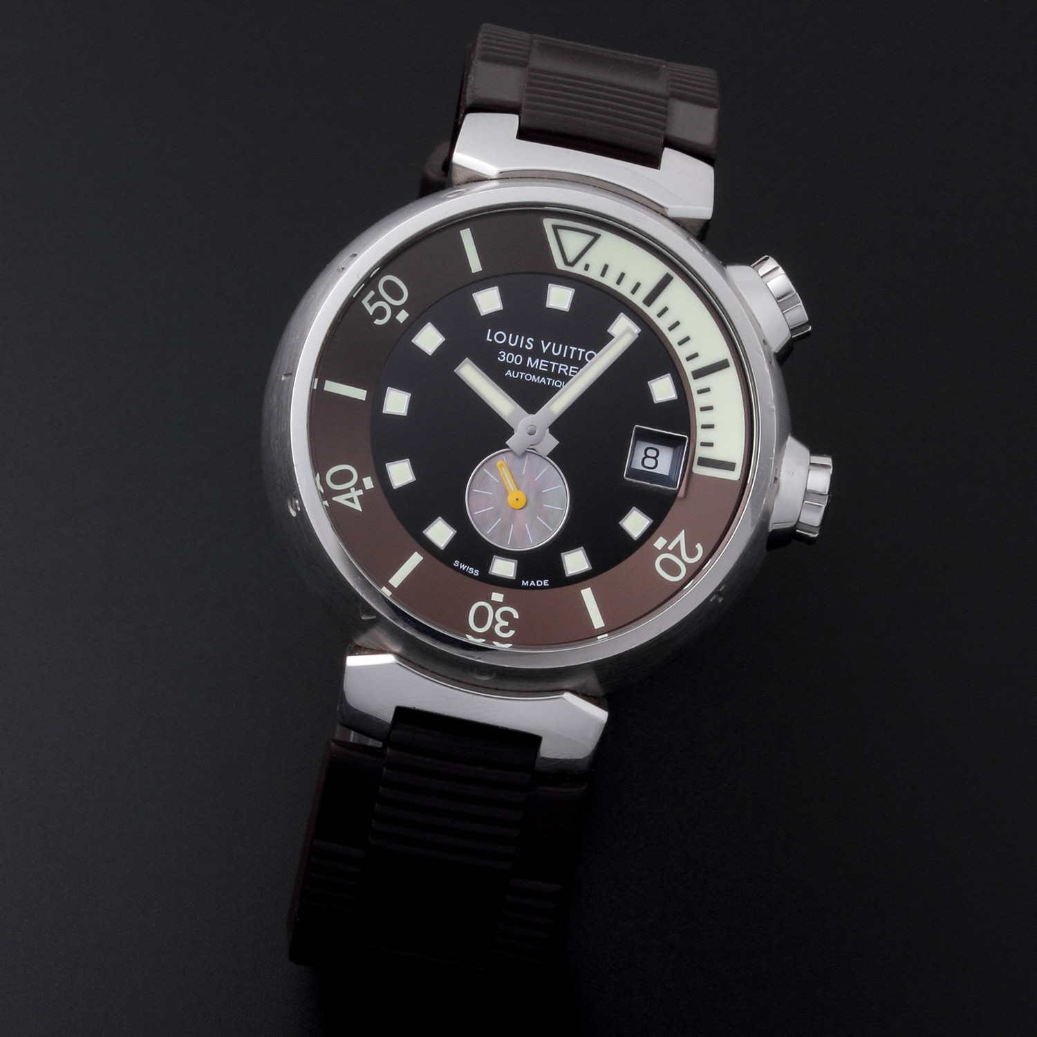 Louis Vuitton Tambour GMT Automatic // Q11.31 // Pre-Owned