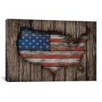 American Wood Flag (26"W x 18"H x 0.75"D)