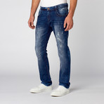 Slim Tapered Washed Denim // Top Fade (36WX32L)