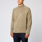 Half Zip Sweater Fleece // Khaki (2XL)