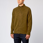 Half Zip Sweater Fleece // Olive (M)