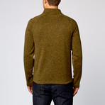 Half Zip Sweater Fleece // Olive (S)