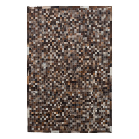 Cowhide Patch Light, Medium + Dark Brown Leather