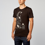 Eagle Abe Slub Cotton Tee // Black (2XL)