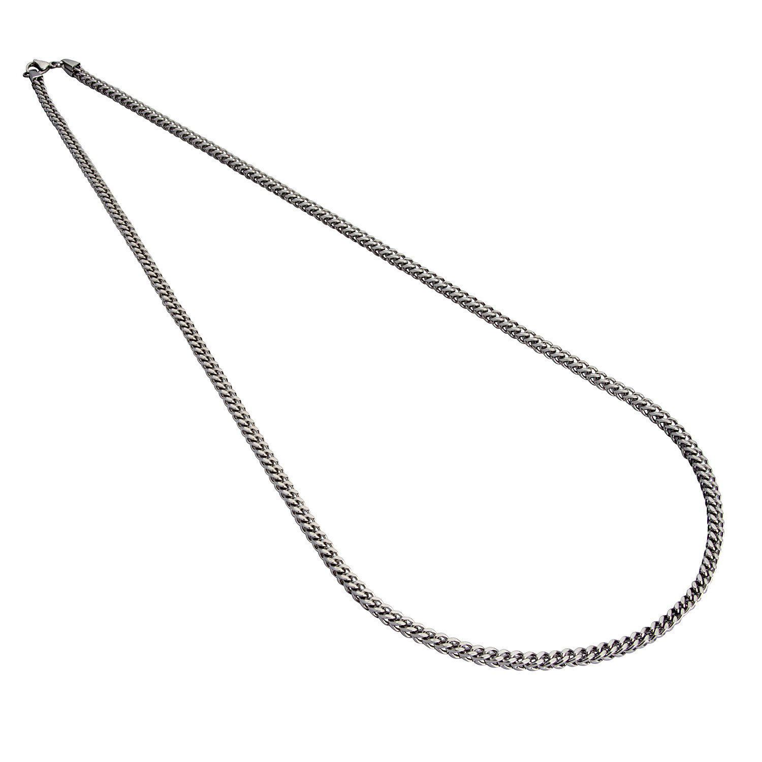 Armour Steel Cable Necklace Chain // Silver (3mm) - Kavalri - Touch of ...