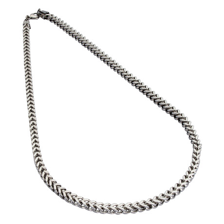 Armour Steel Cable Necklace Chain // Silver (3mm)