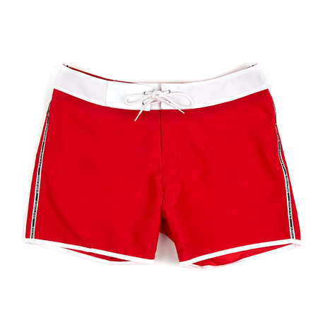 Promenade Surf Short // Red (S/30)