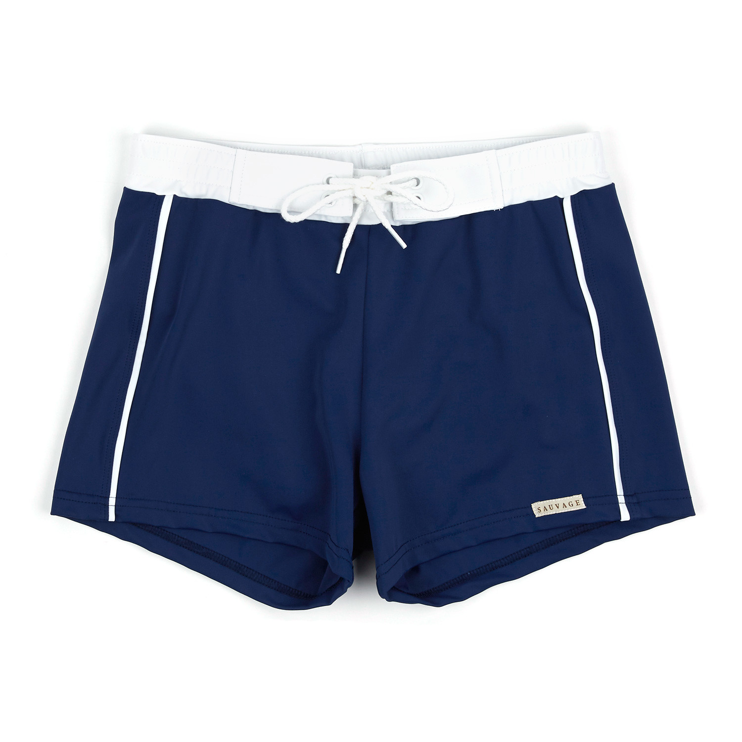 Banded Swim Short // Navy (S) - Sauvage Swimwear - Touch of Modern