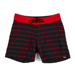 Hunter Surf Short // Red + Black (S)
